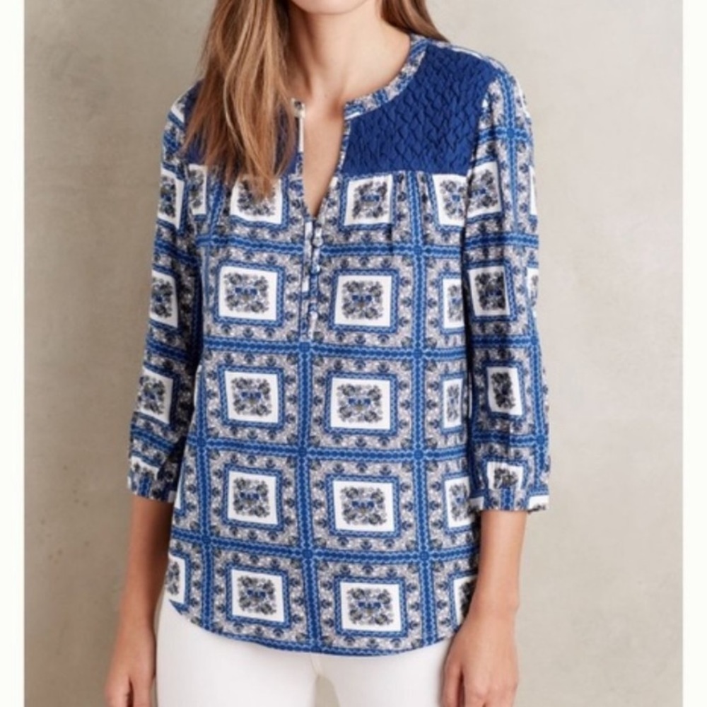 Porridge (Anthropologie) Belmar top